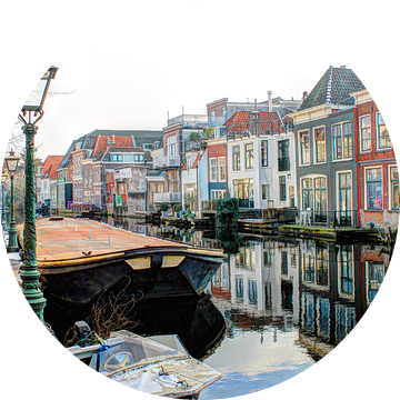 Oude Rijn Leiden Nederland van Hendrik-Jan Kornelis