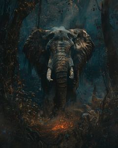 Mystische Atmosphäre im Wald