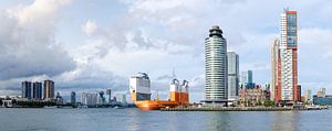 Dockwise Vanguard à Wilhelminapier à Rotterdam sur Maurice Verschuur