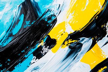 Traces de couleur abstraites - Dynamiques et vivantes sur Poster Art Shop