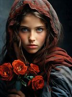 Arabische Rose (Inspiration von Steve McCurry)