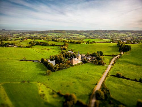 Photo de drone du château de Beusdael sur Joran Maaswinkel