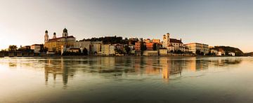 Passau Oude Stad Panorama van Frank Herrmann