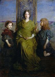 Abbott Handerson Thayer,Virgin Enthronen