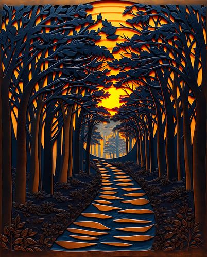 Enchanted Sunset Path