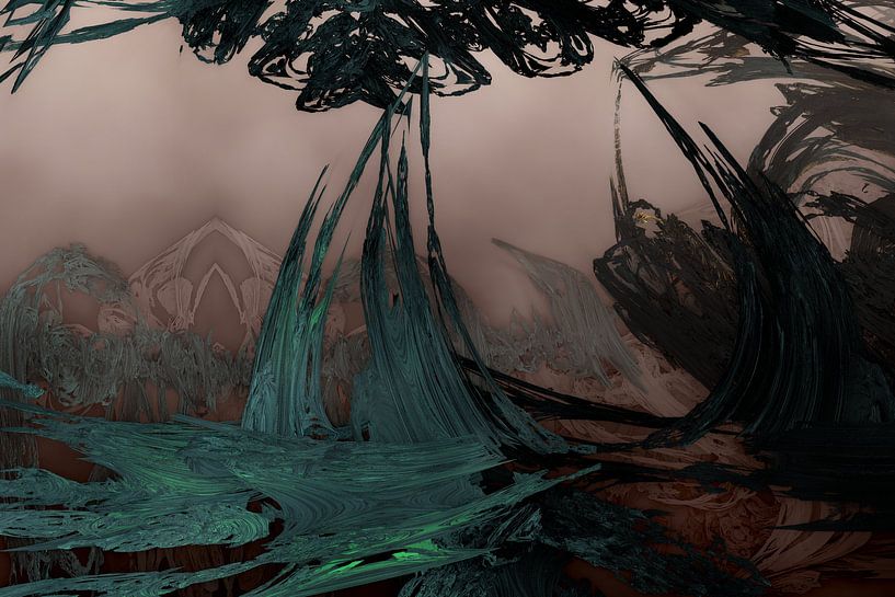 Swamp on Alpha Centauri by Frank Heinz