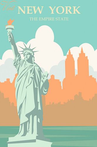 Affiche rétro de New York