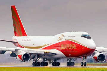 National Boeing 747 at schiphol by Arthur Bruinen