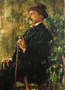 Antonio Mancini - Porträt von John Lowell Gardner