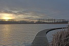 Pad over het water