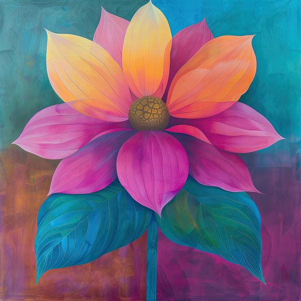 Malen von Blättern von Wunderbare Kunst