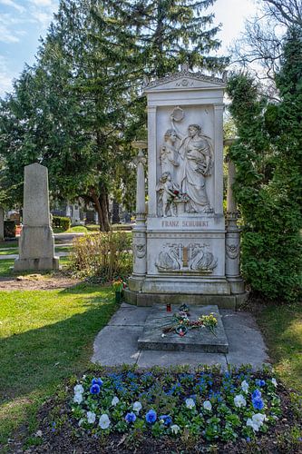Franz Schubert’s grave in Vienna
