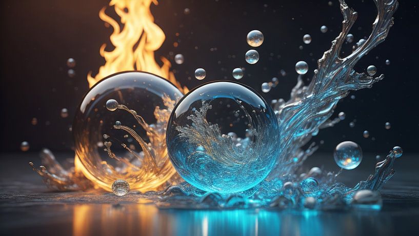 Wasser und Feuer von Hans Dubbelman