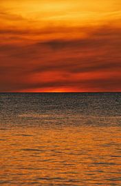 Oranje zonsondergang