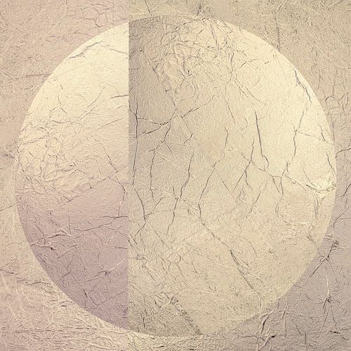 Modern Abstract in minimalisme.  Beige roze. 3