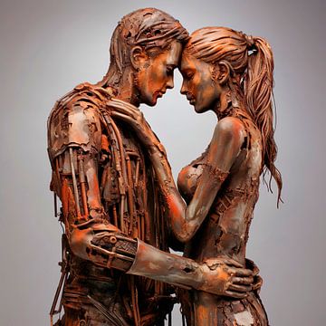 Heavy Metal Couple van Harry Hadders