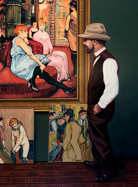 Trotse Henri de Toulouse-Lautrec Schilderij van Paul Meijering