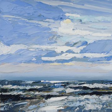 Impression Düne & Meer 83 von Rob Donders Beeldende kunst