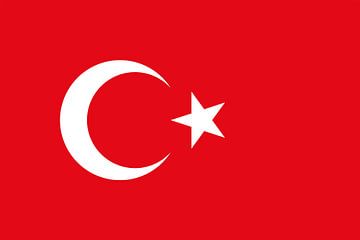 Turkse vlag van De Vlaggenshop