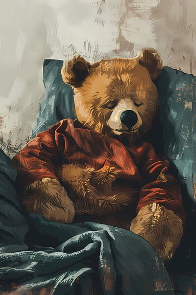 Bär im Hemd von Imperial Art House