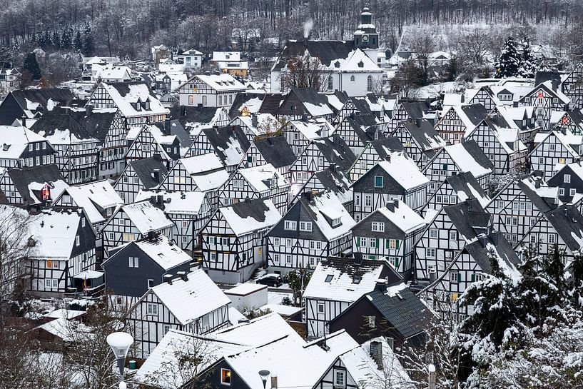Die Fachwerkhäuser von Freudenberg im Siegerland von Roland Brack