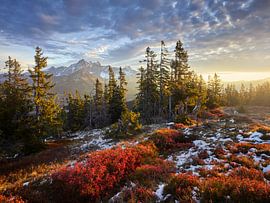 Lever de soleil sur le Rossbrand II sur Rainer Mirau