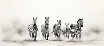 Painting Zebra by ARTEO Paintings