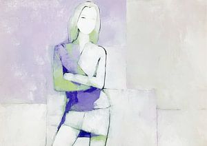 Frau in Lila | Lilac Quiet Stance
