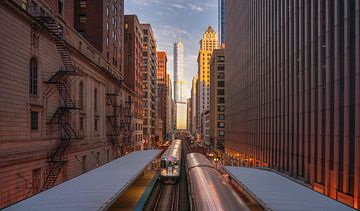 Chicago Illinois Loop by Photo Wall Decoration