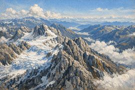 Carstensz Pyramid Mountain Range, Papua, Indonesia by Vínculae