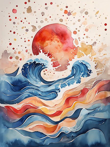 L'étreinte du Crimson Tide par Artistic