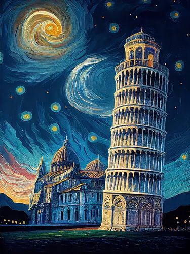 Pisa Style Vincent van Gogh