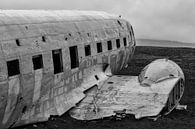 Vliegtuig wrak IJsland von Menno Schaefer Miniaturansicht