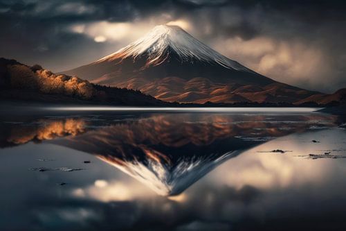 Mount Fuji in Japan.