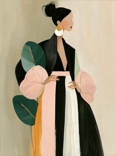 Minimalist bohemian portrait by Studio Allee