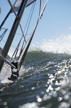 Gangway unter Wasser, Aktion.