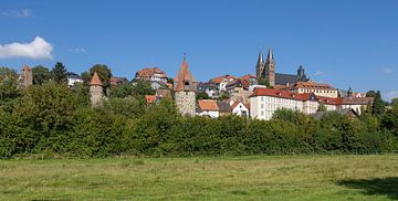 Zicht op Fritzlar, Duitsland