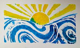 Sonne und Meer von Blues & Hues