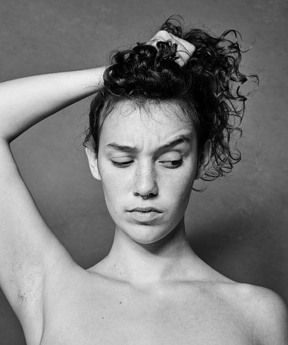 Portret foto van een mooie vrouw