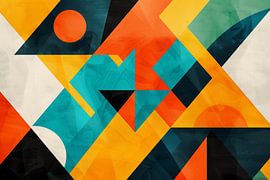 Geometric abstract art by Poster Art Shop