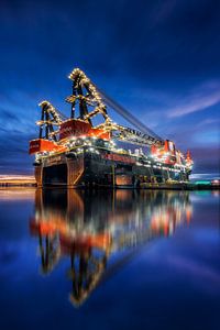 Sleipnir - grootste kraanschip ter wereld van Keesnan Dogger Fotografie