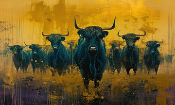 Koeien Zwart van Blikvanger Schilderijen