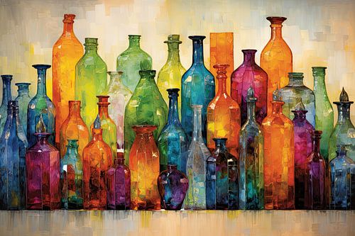 Bouteilles abstraites