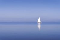 Sailing boat on the Ketelmeer | Landscape photography in Flevoland