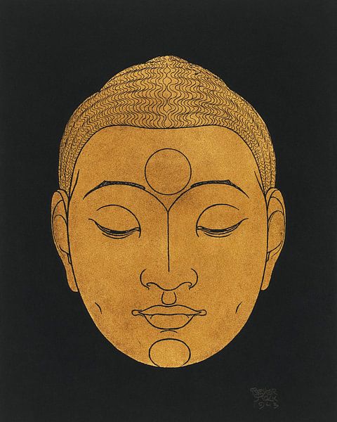 Buddha (1943) von Gisela- Art for You
