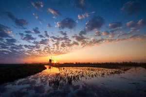 Sonnenaufgang am Broekmolen