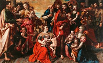Maerten der Fuchs, Jesus unter den Kindern, 1585 von Atelier Liesjes