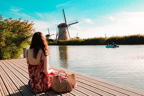 The centuries-old Kinderdijk