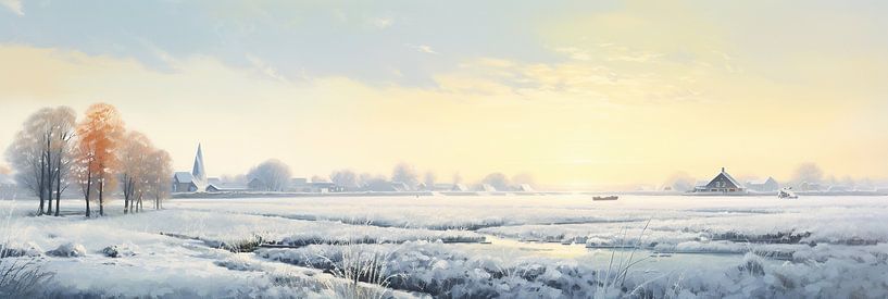 Winter Art Frame 7913 by Eye catching paintings