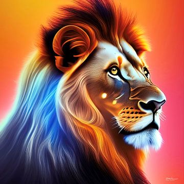 lion by Gelissen Artworks